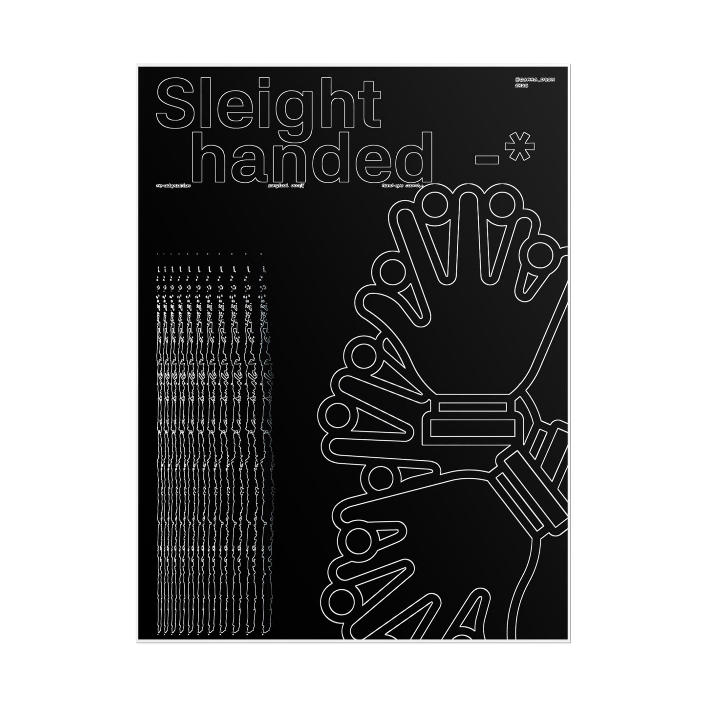 Sleight Handed Black - Carra