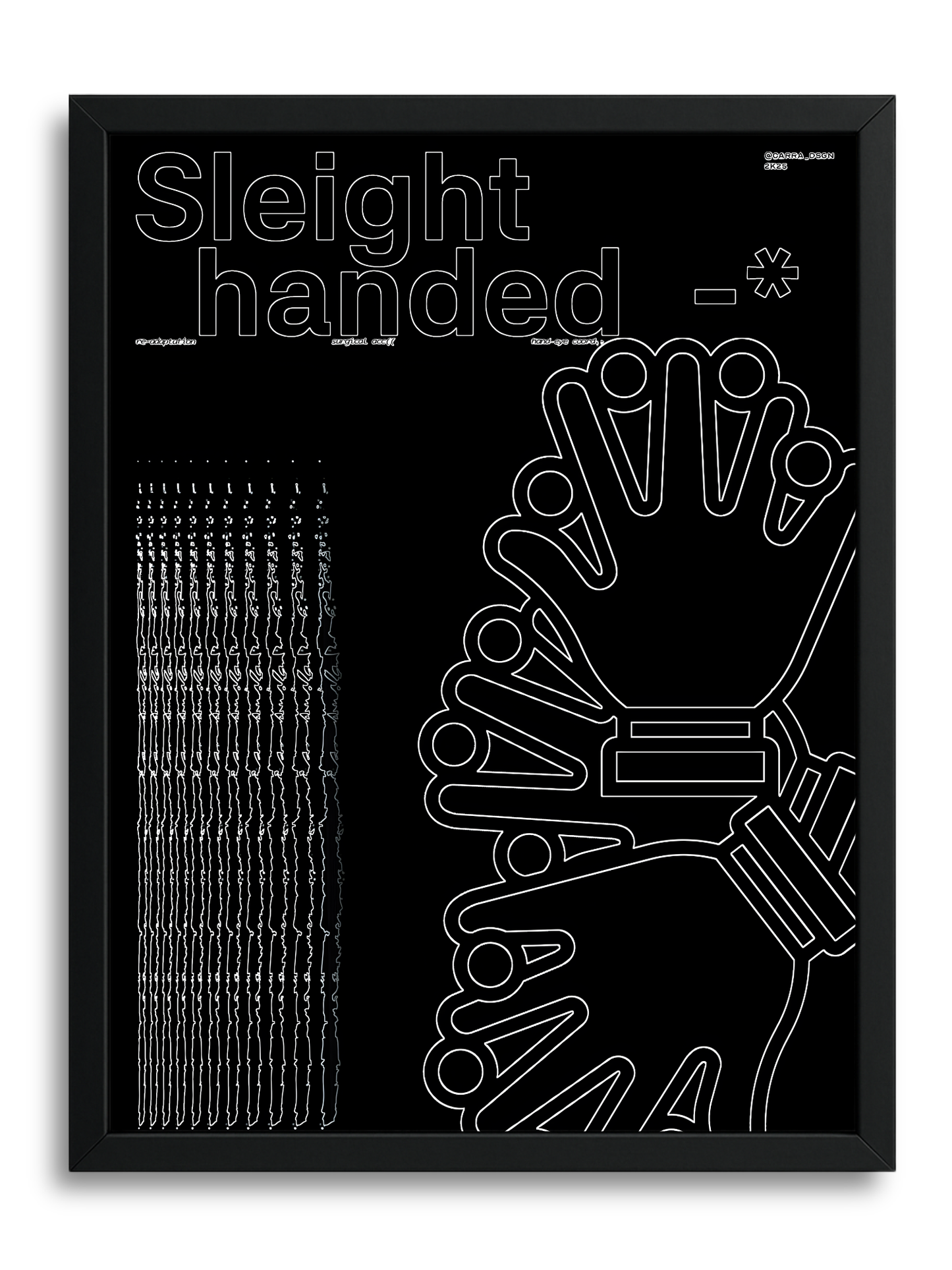 Sleight Handed Black - Carra