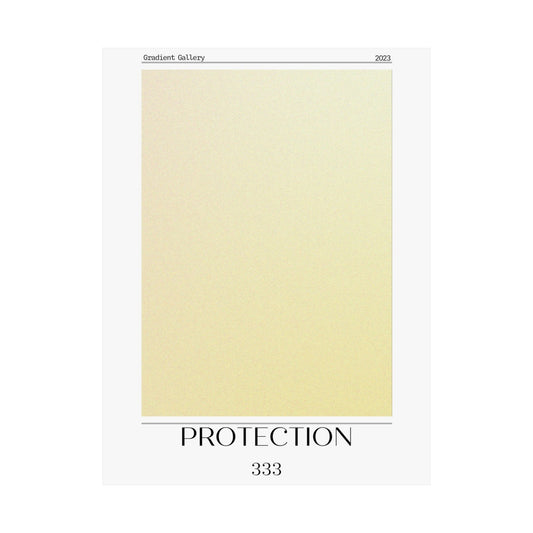 Protection Poster Matte Vertical | Minimal Gradient Art 333